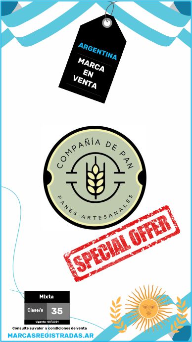 Argentine brand for sale compania de pan