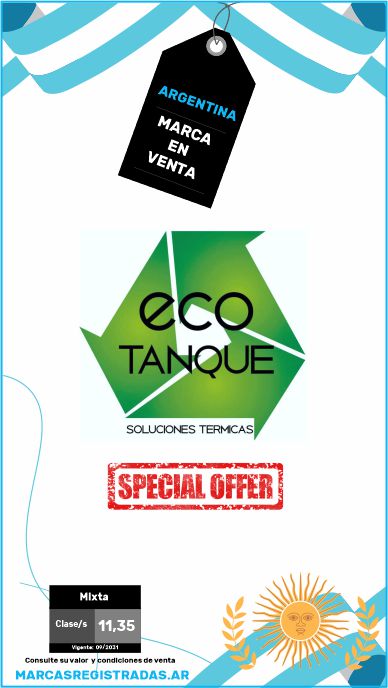 Argentine brand for sale ecotanque