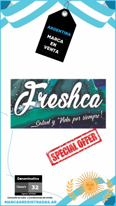Argentine brand for sale freshca