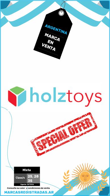 Argentine brand for sale holztoys