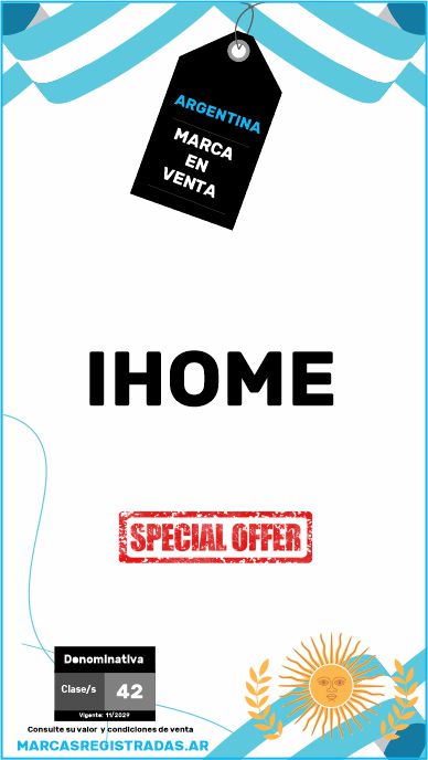 Argentine brand for sale ihome