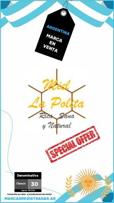 Argentine brand for sale miel lapolita