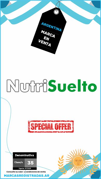 Argentine brand for sale nutrisuelto