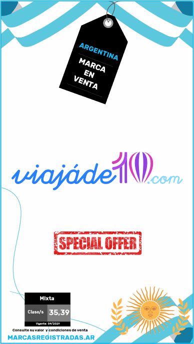 Argentine brand for sale viajade10.com